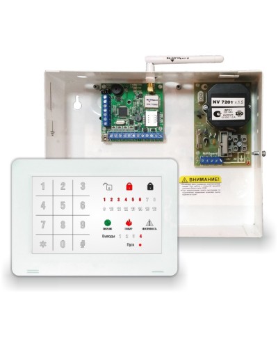 NV 1010c/8524. Устройство оконечное объектовое приемно-контрольное c GSM коммуникатором. NAVIgard в Твери