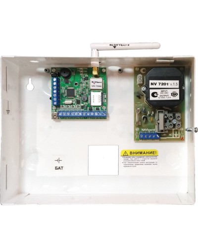 NV 1010c. Устройство оконечное объектовое приемно-контрольное c GSM коммуникатором. NAVIgard в Твери