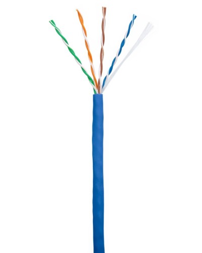 U/UTP 4pair, Cat5e, In, PVC (CCA-UU004-5E-PVC-BL). Кабель «витая пара» (LAN) для структурированных систем связи. NETLAN в Твери