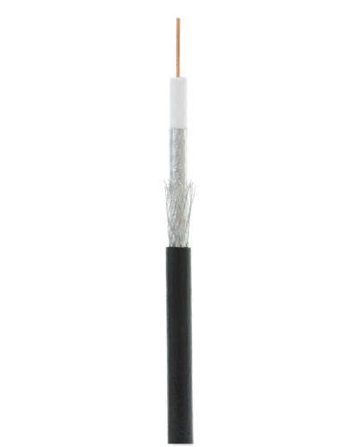 RG-6 CCS, Out, PE (UEC-C2-32123B-BK-3). Кабель коаксиальный омедненный. NETLAN в Твери