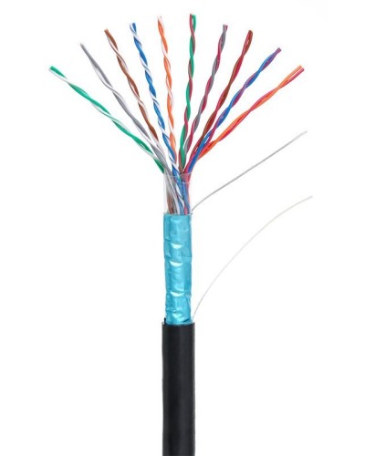 F/UTP 10pair, Cat5, Out, PE (EC-UF010-5-PE-BK-3). Кабель «витая пара» (LAN) для структурированных систем связи. NETLAN в Твери