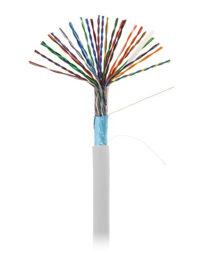 F/UTP 25pair, Cat5, In, PVC (EC-UF025-5-PVC-GY-3). Кабель «витая пара» (LAN) для структурированных систем связи. NETLAN в Твери