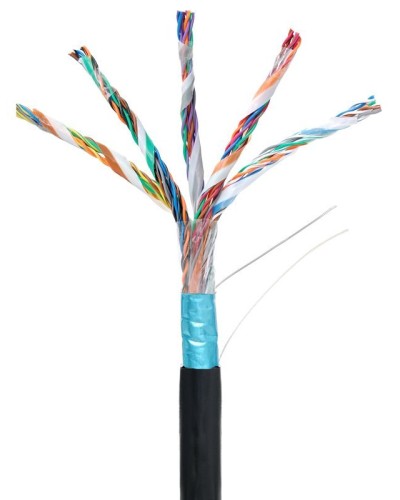 F/UTP 25pair, Cat5, Out, PE (EC-UF025-5-PE-BK-3). Кабель «витая пара» (LAN) для структурированных систем связи. NETLAN в Твери
