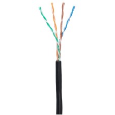 U/UTP 4pair, Cat5e, Out, PE (EC-UU004-5E-PE-BK-1). Кабель «витая пара» (LAN) для структурированных систем связи. NETLAN