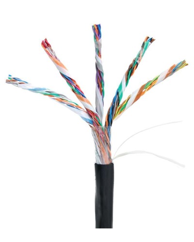U/UTP 25pair, Cat5, Out, PE (EC-UU025-5-PE-BK-3). Кабель «витая пара» (LAN) для структурированных систем связи. NETLAN в Твери