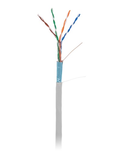 F/UTP 4pair, Cat5e, In, PVC (EC-UF004-5E-PVC-GY). Кабель «витая пара» (LAN) для структурированных систем связи. NETLAN в Твери