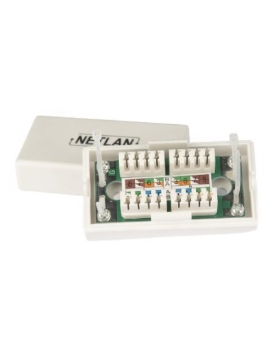 EC-UCB-IDC-UD2-WT-10 (10 шт). Проходной соединитель. NETLAN в Твери