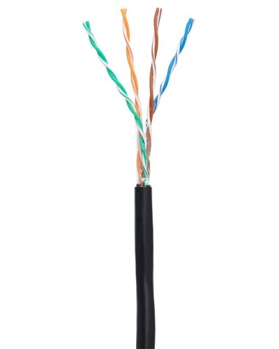 U/UTP 4pair, Cat5е, Out, PE (EC-UU004-5E-PE-BK). Кабель «витая пара» (LAN) для структурированных систем связи. NETLAN в Твери