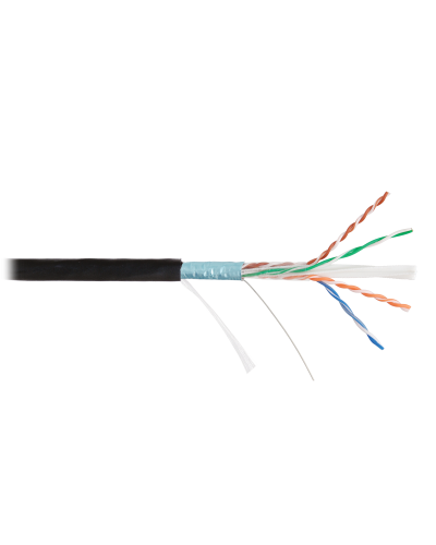 F/UTP 4pair, Cat6, Solid, In/Out, нг(А)-HF (NMC 4240C-BK). Кабель «витая пара» (LAN) для структурированных систем связи. NIKOMAX в Твери