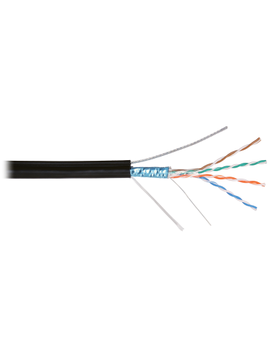 F/UTP 4pair, Cat5e, Solid, Out, SW, PVC (NMC 4905B-BK). Кабель «витая пара» (LAN) для структурированных систем связи. NIKOMAX в Твери