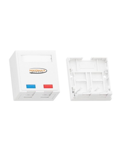 NMC-MB2P-ST-WT. Корпус настенной розетки. NIKOMAX в Твери