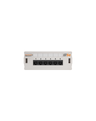 NMC-WP06UD2-GY. Патч-панель настенная 6 портов, Кат.5е. NIKOMAX в Твери