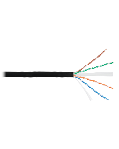 U/UTP 4pair, Cat6, Solid, Out, PVC (NMC 9140B-BK). Кабель «витая пара» (LAN) для структурированных систем связи. NIKOMAX в Твери
