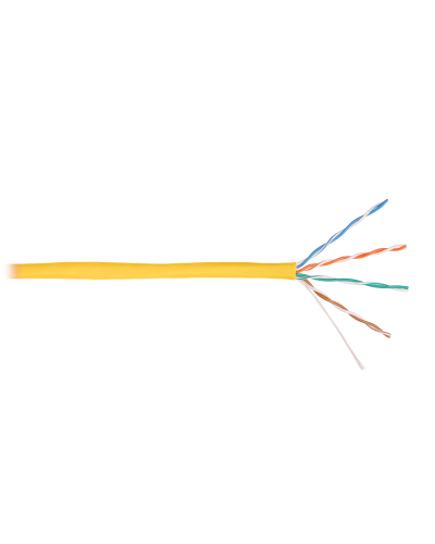 U/UTP 4pair, Cat5e, Solid, In, нг(А)-HF (NMC 4100C-YL). Кабель «витая пара» (LAN) для структурированных систем связи. NIKOMAX в Твери