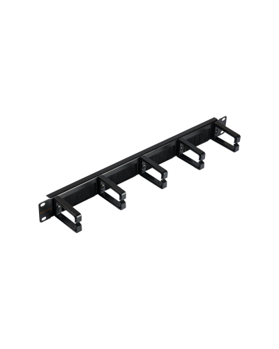 NMC-OP530HB-1U-BK-2 (2 шт). Кабельный органайзер 19 с щёточным вводом. NIKOMAX в Твери