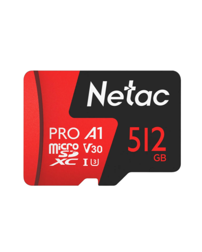 NT02P500PRO-512G-R. Карта памяти microSDXC, 512 ГБ, Class 10. Netac в Твери