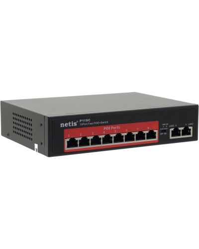 Netis P110C. Коммутатор сетевой PoE неуправляемый. Netis в Твери