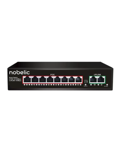 NBLS-1008P. Коммутатор неуправляемый 8-портовый. Nobelic в Твери