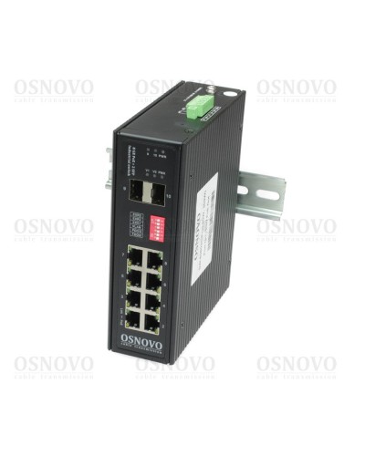 SW-80802/I(Port 90W, 300W). Коммутатор с PoE. OSNOVO в Твери