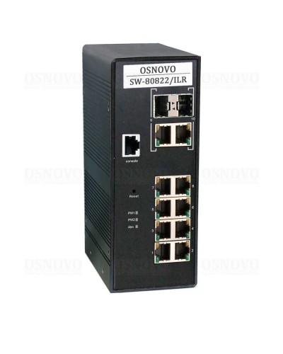 SW-80822/ILR. Коммутатор 10-портовый Gigabit Ethernet с PoE. OSNOVO в Твери