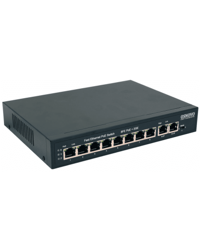 SW-20820(120W). Коммутатор 10-портовый  Gigabit Ethernet с PoE. OSNOVO в Твери