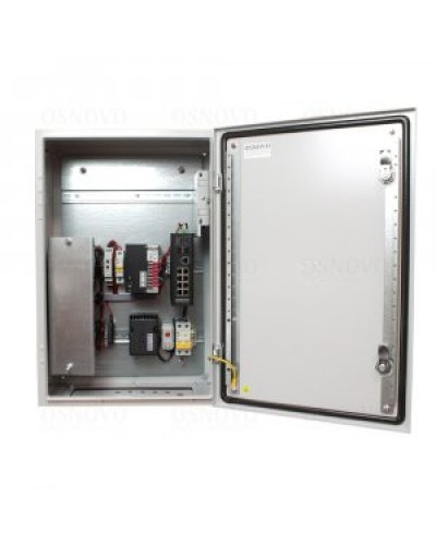 OS-46TB1(SW-80802/ILS(port 90W)). Уличная станция с термостабилизацией и резервным питанием. OSNOVO в Твери