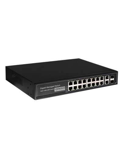 SW-8182/L(300W). Коммутатор 16-портовый  Gigabit Ethernet с PoE. OSNOVO в Твери