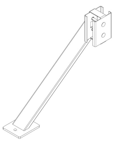 PERCo-MB-16.9. Упор для стоек секции ограждения. PERCo в Твери
