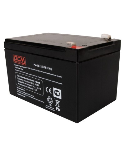 PM-12-12. Аккумулятор герметичный свинцово-кислотный. POWERCOM в Твери