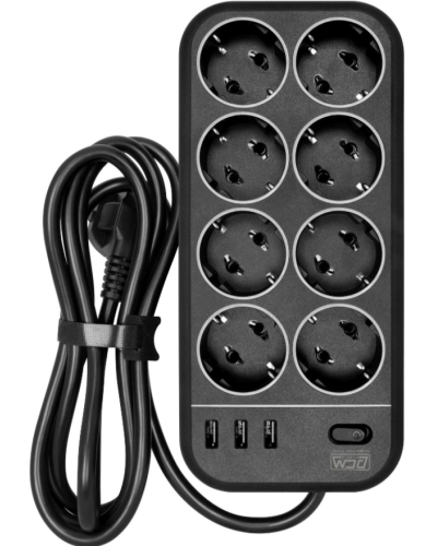 SP-08 USB03AB 1,8 M. Сетевой фильтр. POWERCOM в Твери