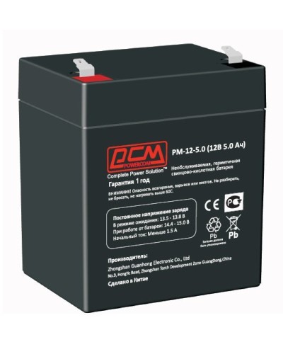 PM-12-5. Аккумулятор герметичный свинцово-кислотный. POWERCOM в Твери