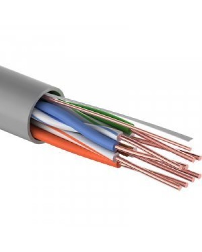 U/UTP Light, CAT 5, PVC, 4PR, 26AWG, омедненный INDOOR, SOLID, серый, 305м, PROconnect (01-0048-3). Кабель «витая пара» (LAN) для структурированных систем связи. PROCONNECT в Твери