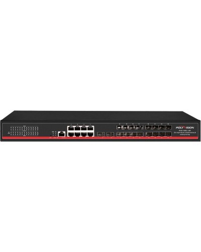 PND-M8G-18F. Коммутатор управляемый оптический 26 портовый. Polyvision в Твери
