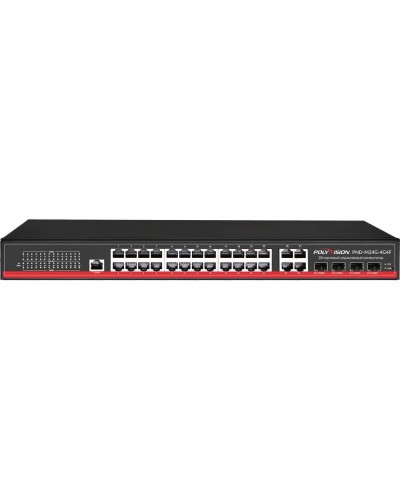 PND-M24G-4G4F. Коммутатор управляемый оптический 28 портовый. Polyvision в Твери