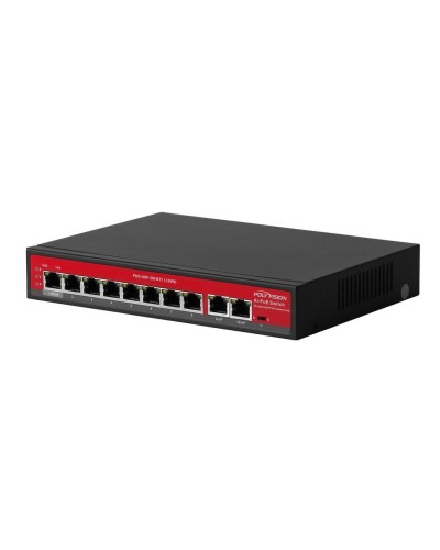 PND-08P-2G (120W). Коммутатор AI 10-портовый с функцией PoE. Polyvision в Твери