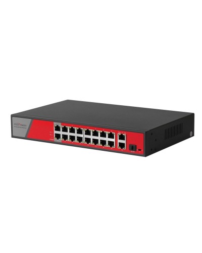 PND-16P-2G1F-BT2 (300W). Коммутатор гибридный 16+2+1 с PoE. Polyvision в Твери