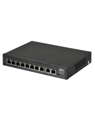 RVi-1NS08F-2T. Коммутатор с питанием по PoE. RVi в Твери