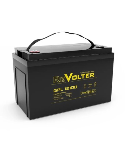 Revolter GPL 12100. Аккумулятор автомобильный герметичный свинцово-кислотный. Revolter в Твери