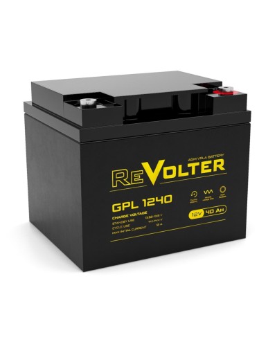 Revolter GPL 1240. Аккумулятор автомобильный герметичный свинцово-кислотный. Revolter в Твери