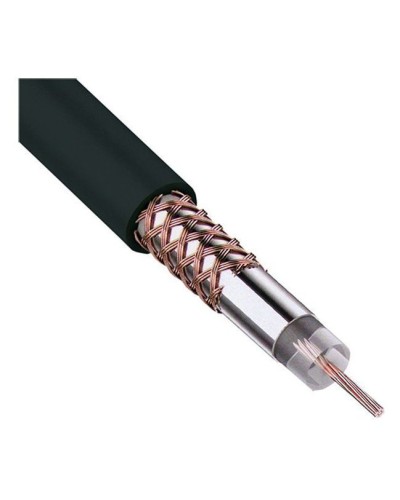 RG-58 A/U, 50 Ом, Cu/Al/Cu, 64%, 100 м, черный (01-2003). Кабель коаксиальный радиочастотный. Rexant в Твери