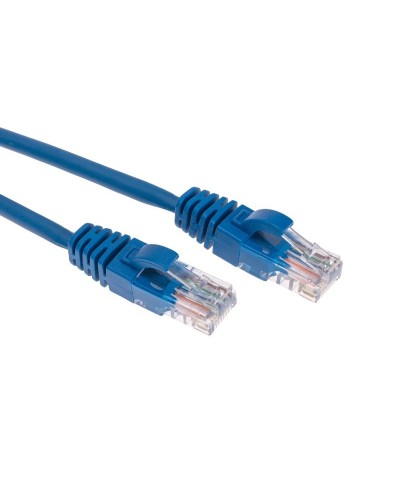 Патч-корд U/UTP, CAT 5e, RJ45-RJ45, 26AWG, LSZH, синий, 2м  REXANT (02-0104-2). Патч-корд UTP. Rexant в Твери