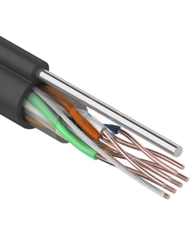 U/UTP 4PR 24AWG CAT5e 305м OUTDOOR+ТРОС*1 REXANT (01-0046). Кабель «витая пара» (LAN) для структурированных систем связи. Rexant в Твери