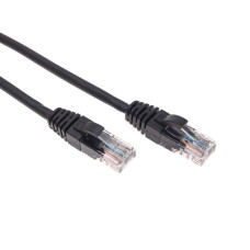 Патч-корд U/UTP, CAT 5e, RJ45-RJ45, 26AWG, LSZH, черный, 0,3м  REXANT (02-0102-03). Патч-корд UTP. Rexant