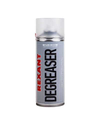 Очиститель обезжириватель DEGREASER, REXANT, 400 мл, аэрозоль (85-0006): Баллон с очистителем в Твери