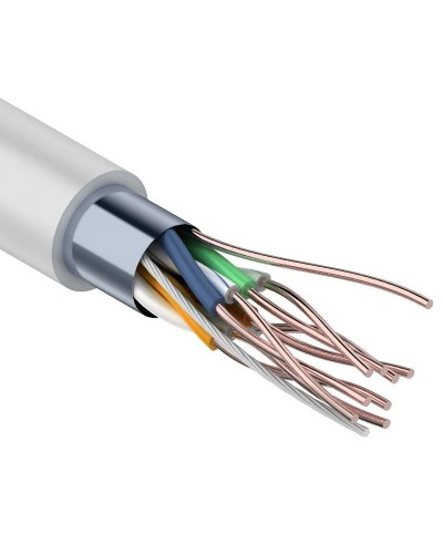 F/UTP, CAT 6, ZH нг(А)-HF, 4PR, 23AWG, INDOOR, SOLID, серый, 305м, REXANT (01-0167). Кабель «витая пара» (LAN) для структурированных систем связи. Rexant в Твери