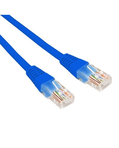 Патч-корд U/UTP CAT 6, RJ45-RJ45, 26AWG, LSZH, синий, 5м REXANT (02-0294-5). Патч-корд UTP. Rexant в Твери