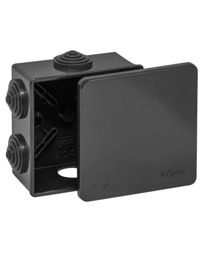 Коробка TYCO ОП 85х85х40мм УХЛ1 IP54 черный (67040Ч). Коробка распределительная. RuVinil в Твери