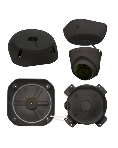 МК-4 PRO (цвет черный). Монтажная коробка для крепления уличных видеокамер. SLT в Твери