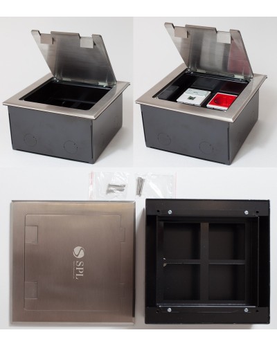 Люк на 4 поста (45х45), из нержавеющей стали, с коробкой, IP40 (300014). Люк. SPL в Твери