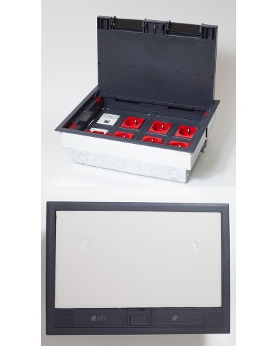 Люк на 8 постов (45х45), металл/пластик, с металлической коробкой, IP40 (300009). Люк. SPL в Твери